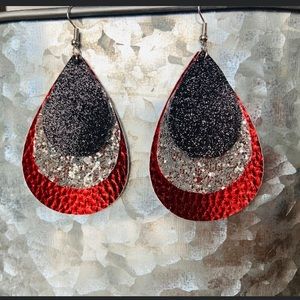 Triple Tear Drop Earrings